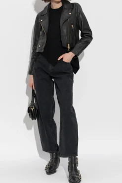 AllSaints CZARNY Sweter `Isla`