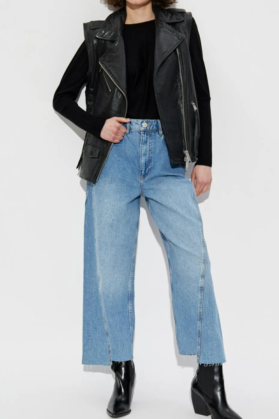 AllSaints CZARNY Sweter `Julieana`