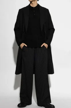 AllSaints CZARNY Sweter polo `Mode`