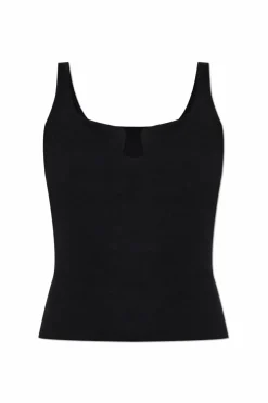 AllSaints CZARNY Top `Mio`