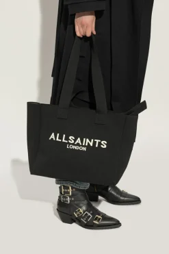 AllSaints CZARNY Torba `Izzy Medium` typu `shopper`