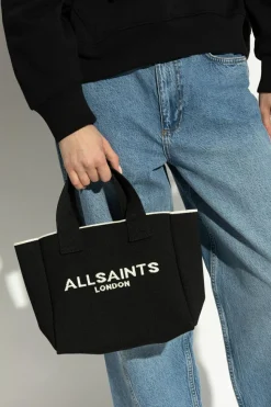 AllSaints CZARNY Torba `Izzy` typu `shopper`