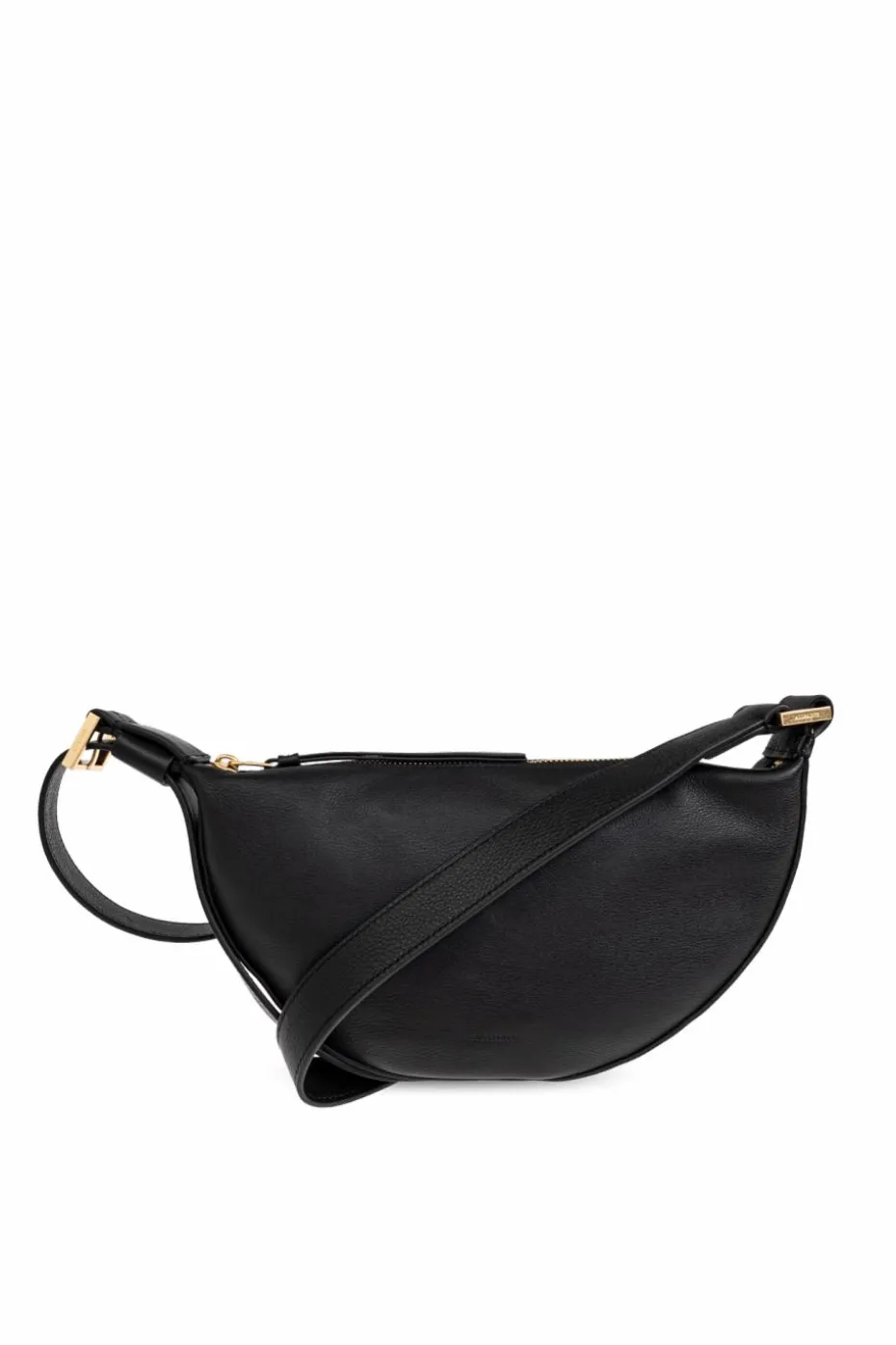 AllSaints CZARNY Torba na ramię `Half Moon`