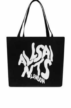 AllSaints CZARNY Torba `Orlando` typu `shopper`