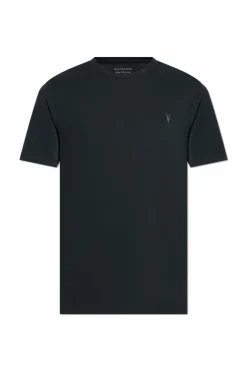 AllSaints CZARNY T-shirt `Brace`