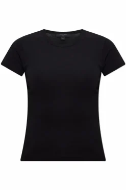AllSaints CZARNY T-shirt `Stevie`