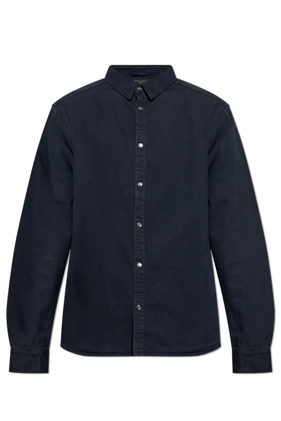 AllSaints GRANATOWY Koszula `Gleason`