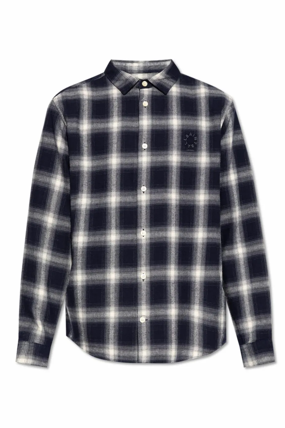 AllSaints GRANATOWY Koszula `Haven`