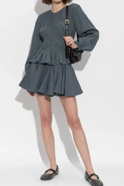 AllSaints GRANATOWY Top `Melani`