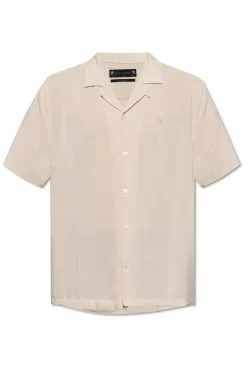 AllSaints kremowy Koszula `Venice`