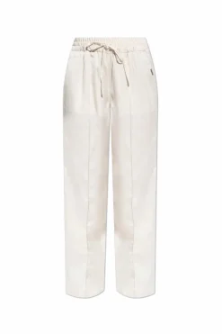AllSaints kremowy Spodnie `Alba`