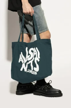 AllSaints NIEBIESKI Torba `Orlando` typu `shopper`