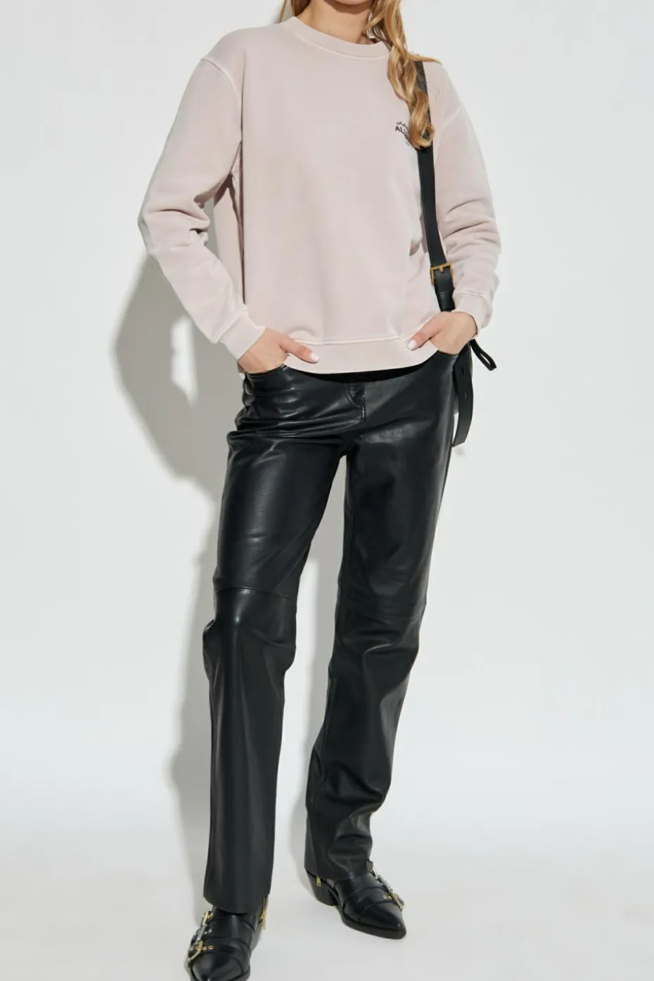 AllSaints RÓŻOWY Bluza `Soleil`