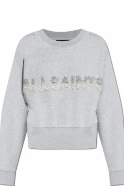 AllSaints SZARY Bluza `Separo`