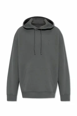 AllSaints SZARY Bluza z kapturem `Haven`