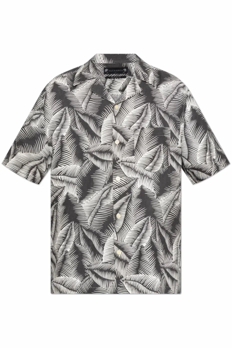 AllSaints SZARY Koszula `Marseille`