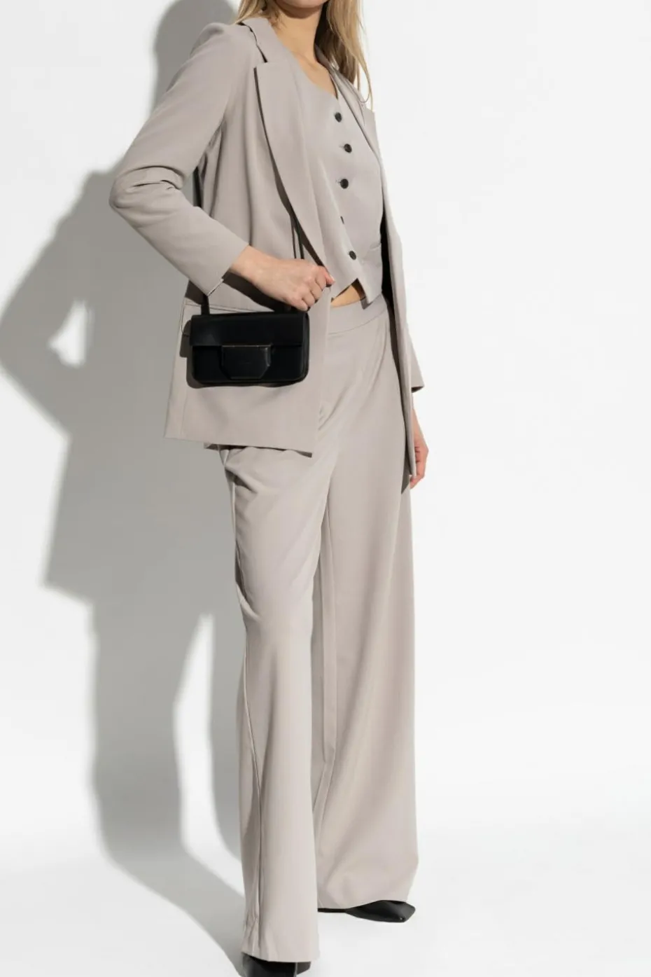 AllSaints SZARY Marynarka `Aleida`