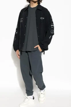 AllSaints SZARY T-shirt `Future`