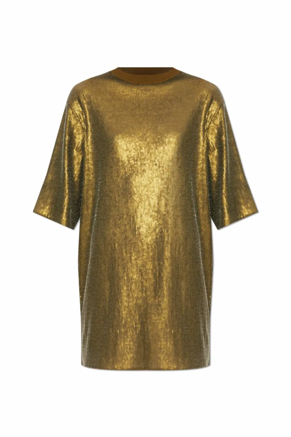 AllSaints ZIELONY Cekinowa sukienka `Fango`