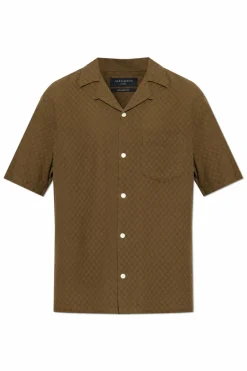 AllSaints ZIELONY Koszula `Kylo`