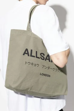 AllSaints ZIELONY Torba `Underground` typu `shopper`