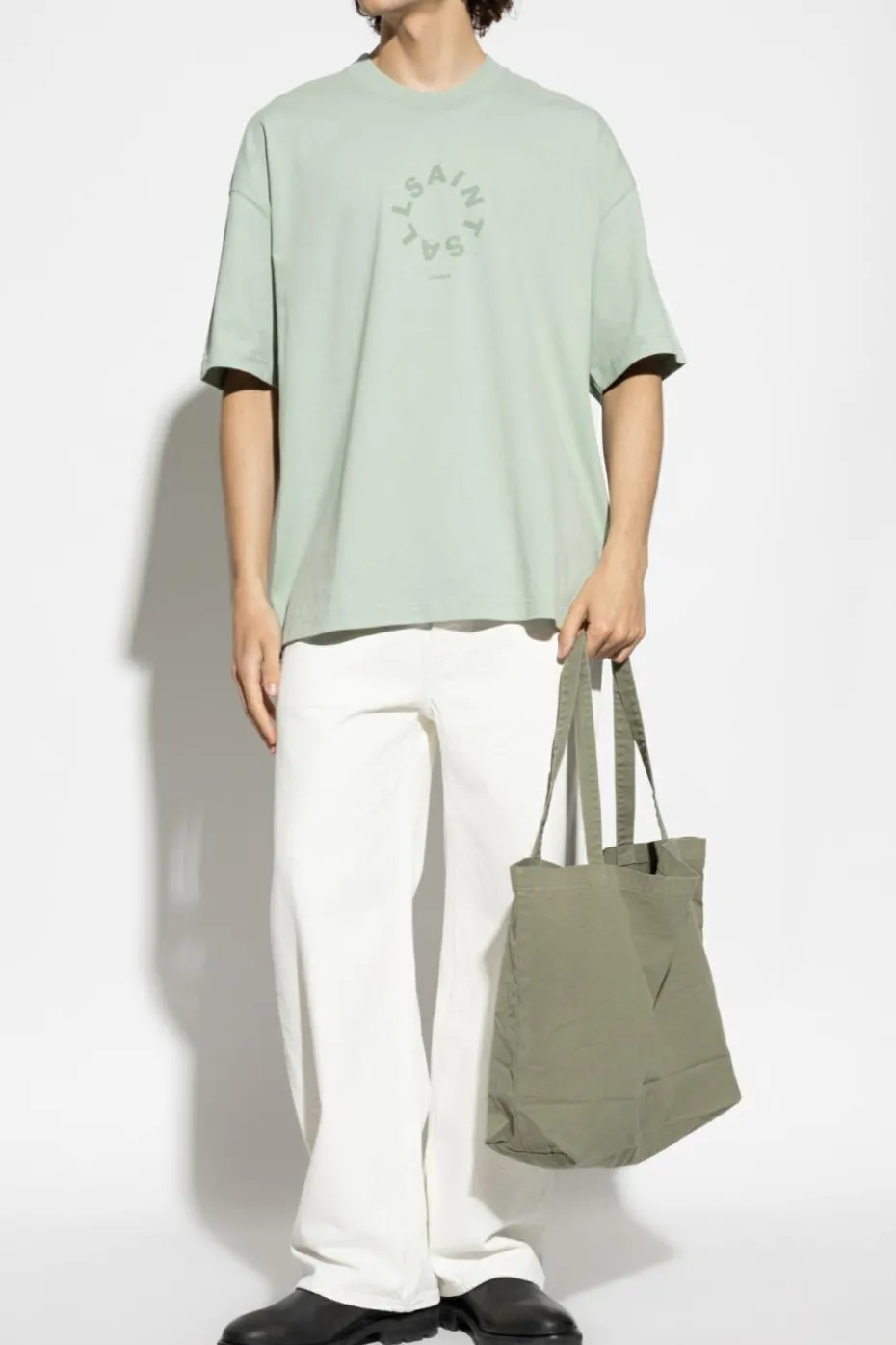 AllSaints ZIELONY T-shirt `Tierra`