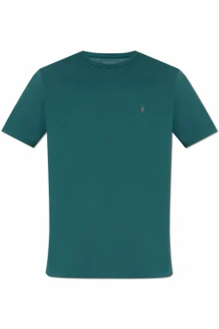 AllSaints ZIELONY T-shirt ‘Brace’