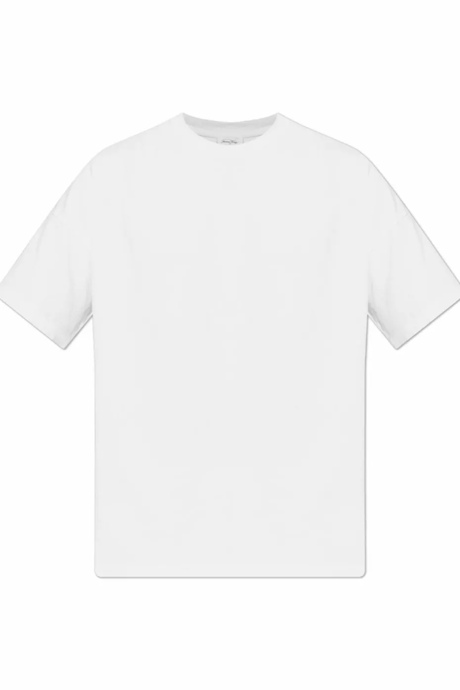 American Vintage BIAŁY T-shirt z okrągłym dekoltem
