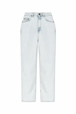 American Vintage jasnoniebieski Jeansy z lekko zwężanymi nogawkami