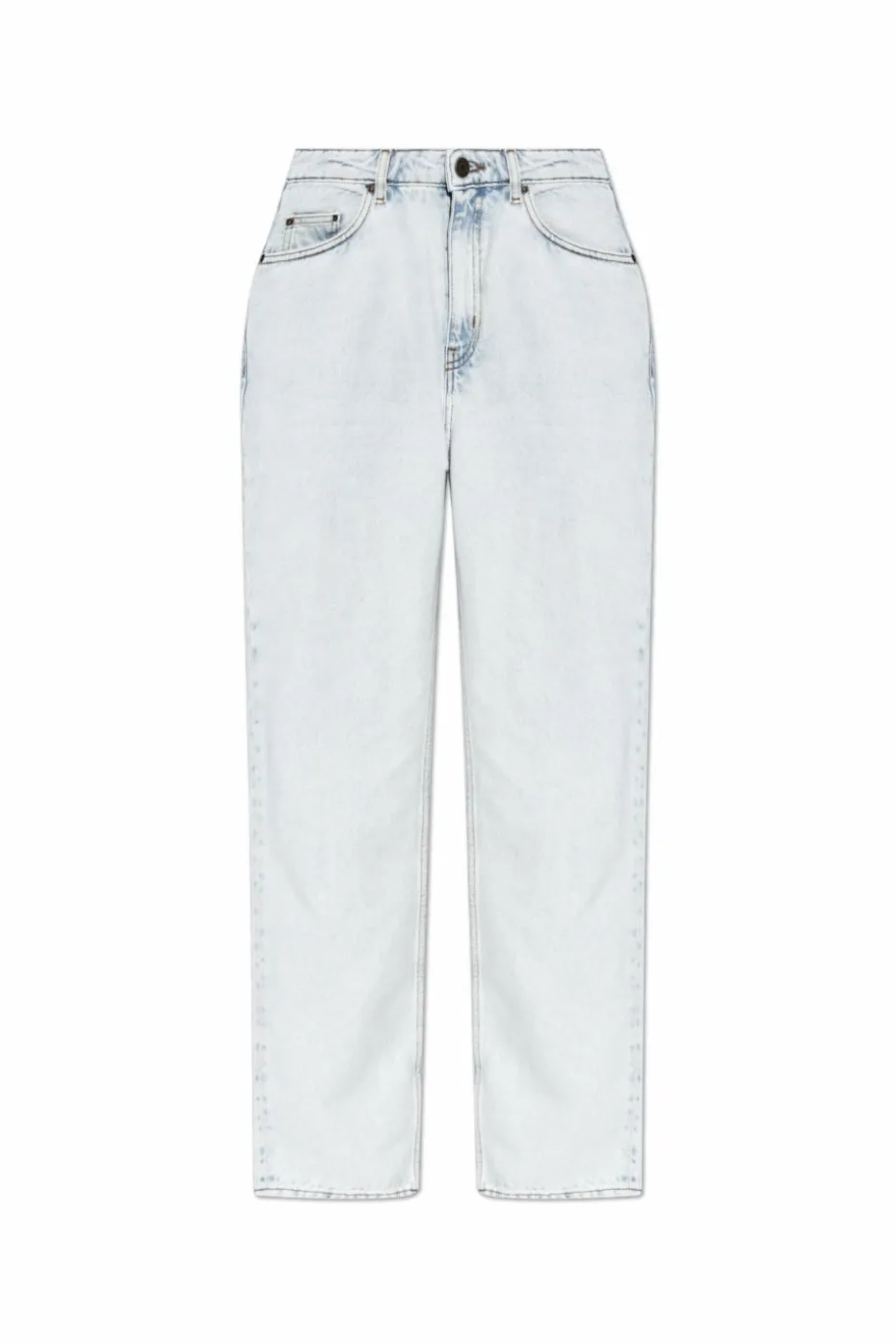 American Vintage jasnoniebieski Jeansy z lekko zwężanymi nogawkami