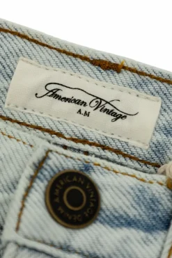 American Vintage Kids jasnoniebieski Jeansy
