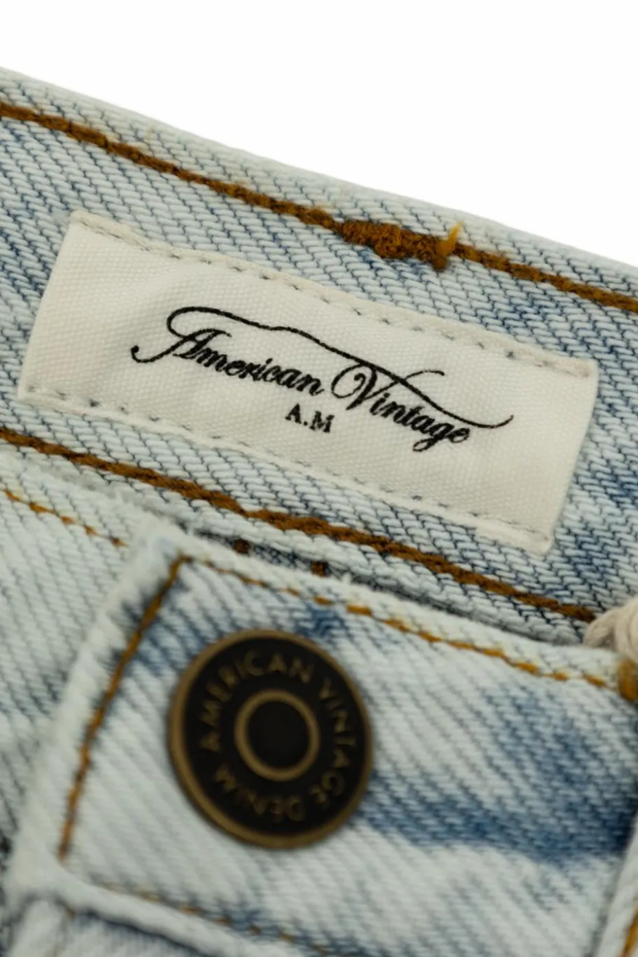 American Vintage Kids jasnoniebieski Jeansy