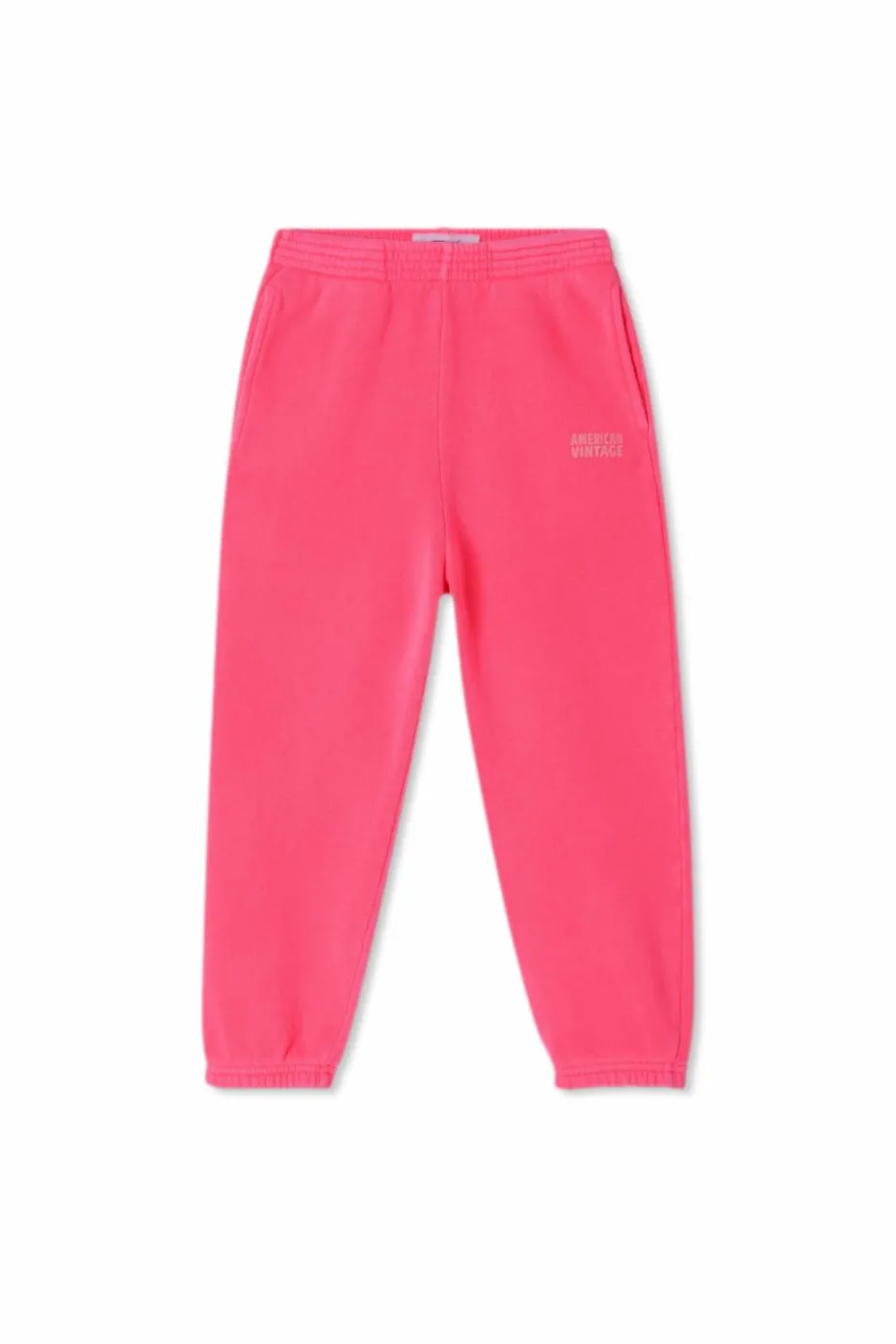 American Vintage Kids neonowy Spodnie dresowe