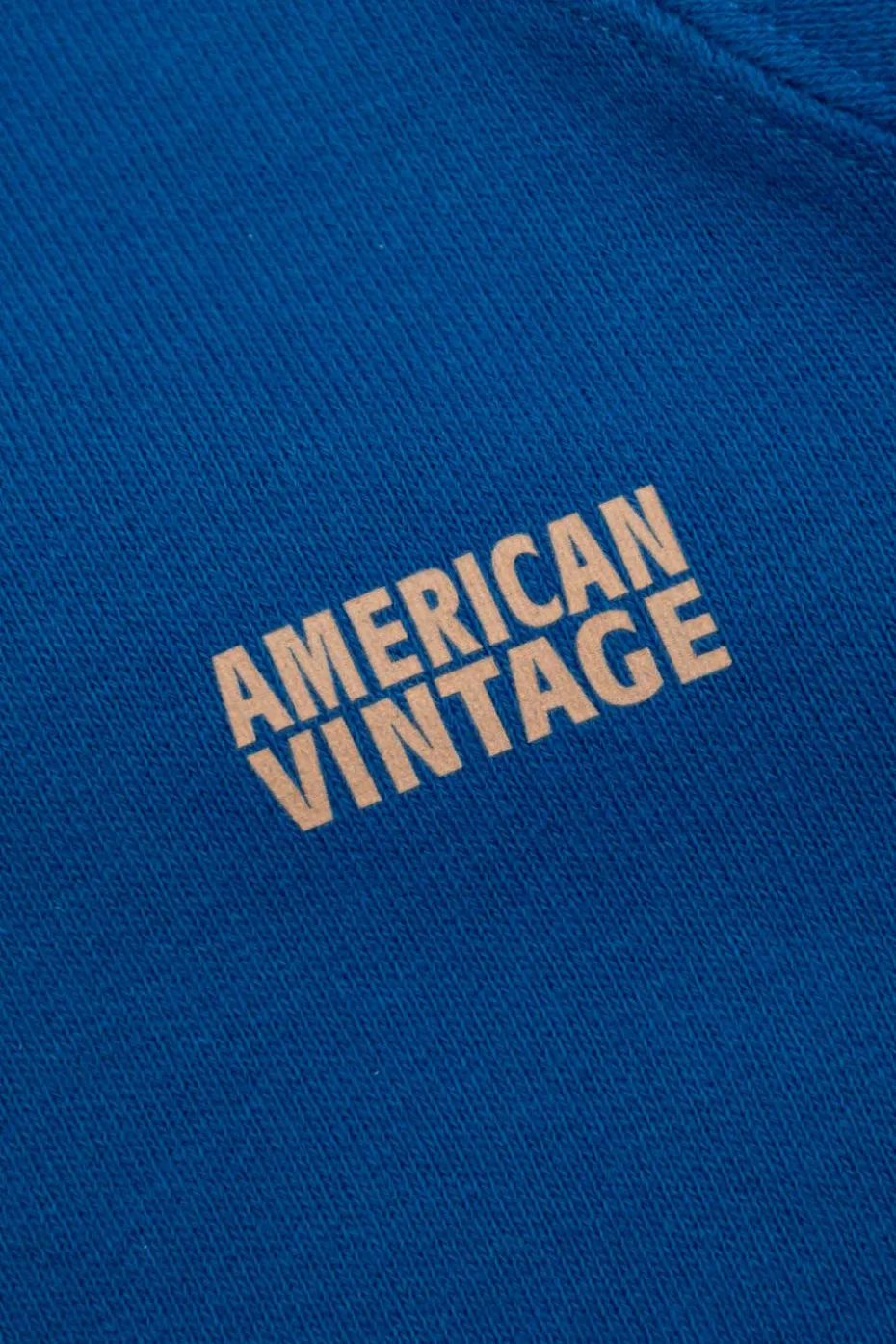 American Vintage Kids NIEBIESKI Bluza z nadrukowanym logo