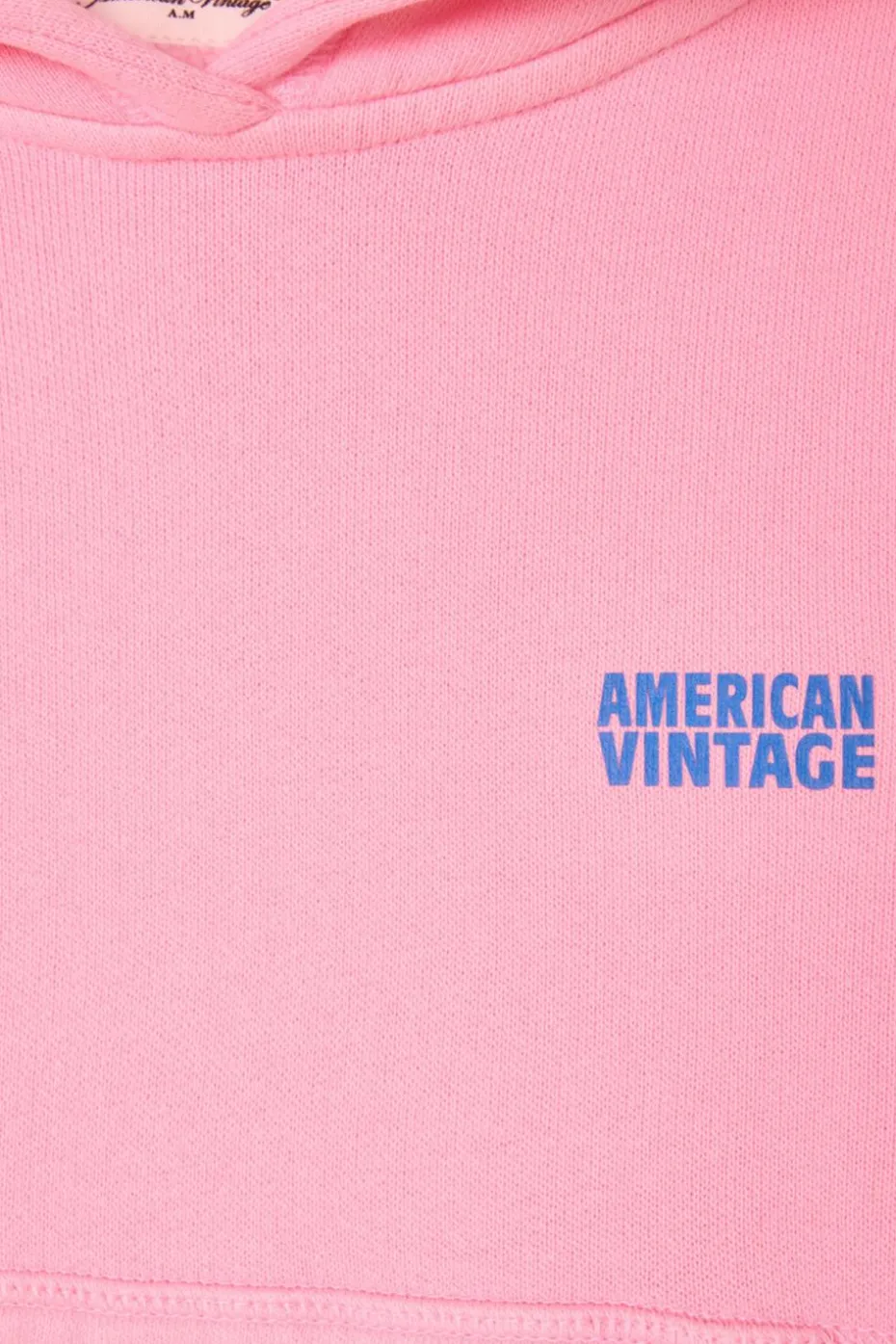 American Vintage Kids RÓŻOWY Bluza z logo