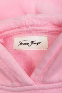 American Vintage Kids RÓŻOWY Bluza z logo