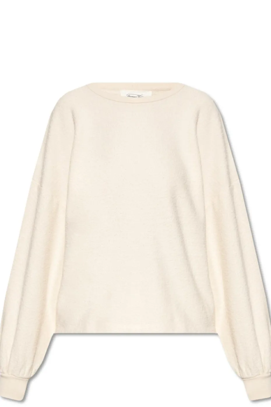 American Vintage kremowy Bluza z tkaniny ‘frotte’