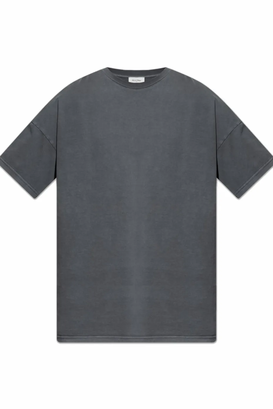 American Vintage SZARY T-shirt z okrągłym dekoltem