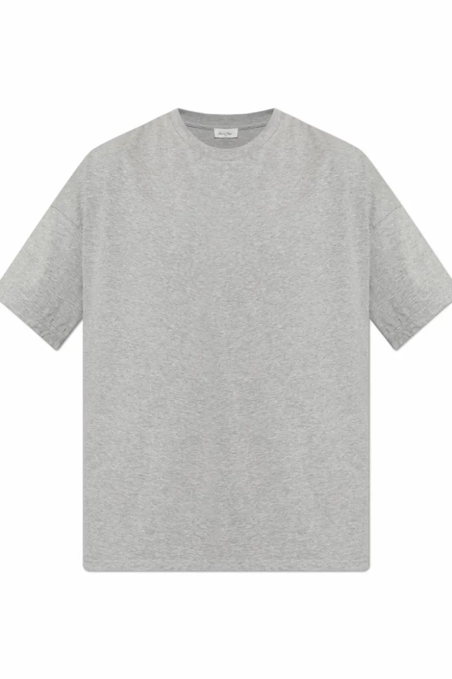 American Vintage SZARY T-shirt z okrągłym dekoltem