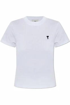 Ami Alexandre Mattiussi BIAŁY T-shirt z logo
