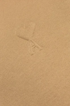 Ami Alexandre Mattiussi beżowy Bluza z logo