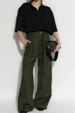 Ami Alexandre Mattiussi CZARNY Polo o luźnym kroju