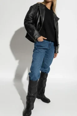 Ami Alexandre Mattiussi CZARNY Bluza z logo