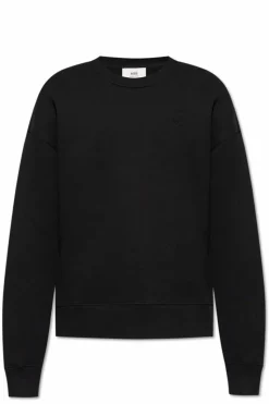 Ami Alexandre Mattiussi CZARNY Bluza z logo