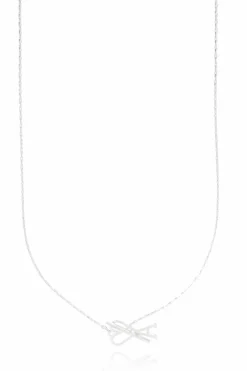 Ami Alexandre Mattiussi SREBRNY Naszyjnik z logo