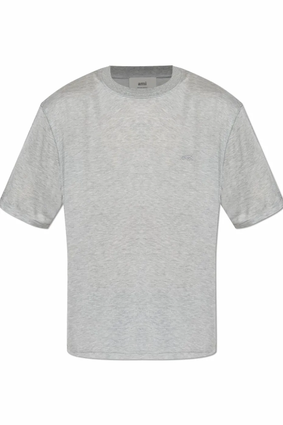 Ami Alexandre Mattiussi SZARY T-shirt z logo