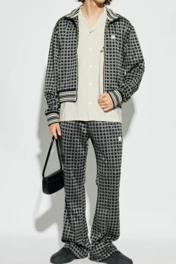 Amiri CZARNY Bluza ze stójką