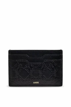 Amiri CZARNY Etui na karty