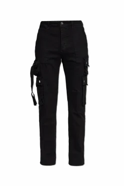 Amiri CZARNY Jeansy typu ‘cargo’
