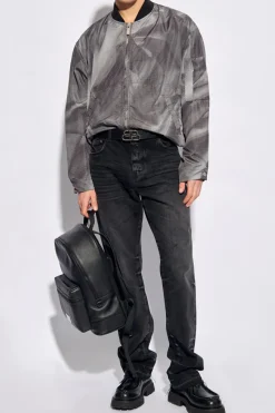 Amiri CZARNY Jeansy z logo